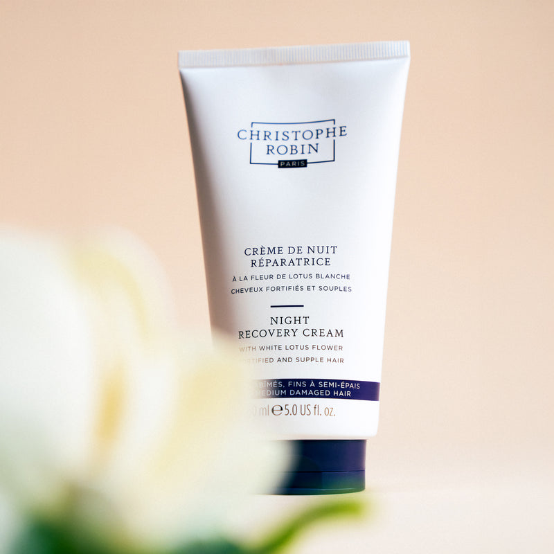 Christophe Robin - Night Recovery Cream with White Lotus Flower, 150ml