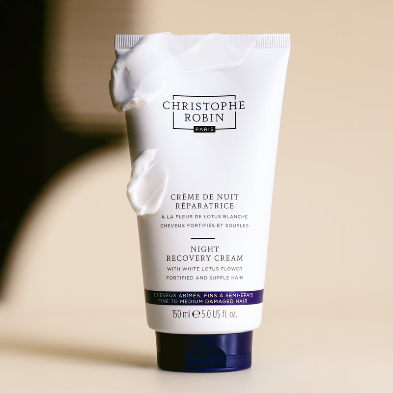 Christophe Robin - Night Recovery Cream with White Lotus Flower, 150ml
