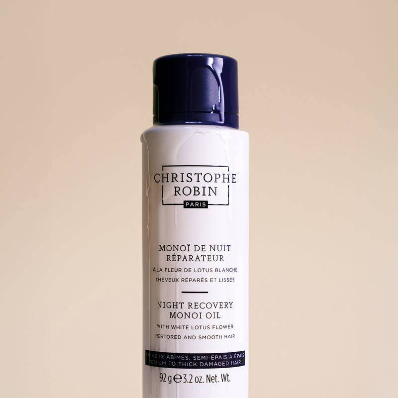 Christophe Robin - Night Recovery Monoï Oil with White Lotus Flower, 150ml