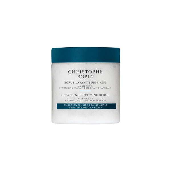 White'Christophe Robin' cleansing purifying scrub 75ml on a white background