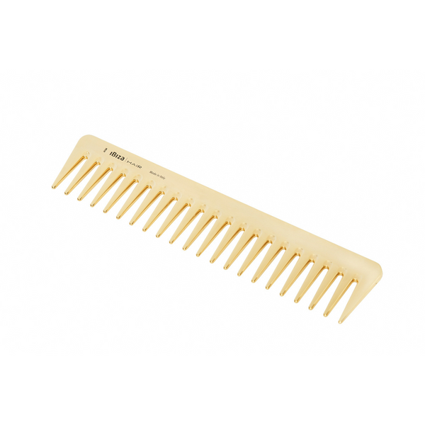 Ibiza Hair Tools Gold graphite detangling comb