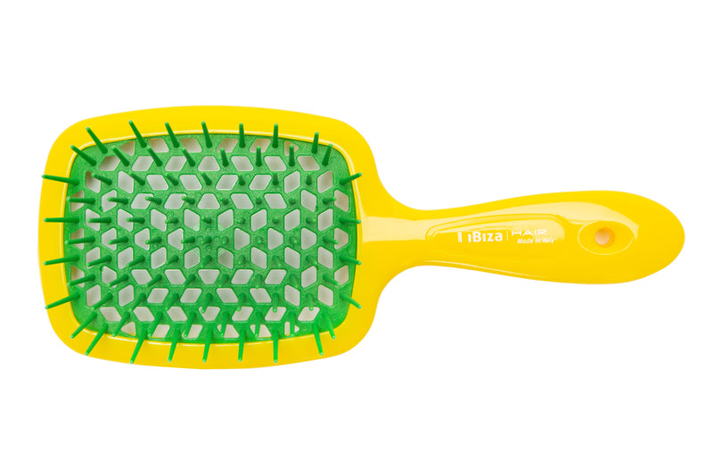 Ibiza Hair Tools Airwave shower brush yellow 