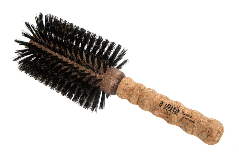 Ibiza Hair Tools EX5 80mm extended cork handle blow dry brush