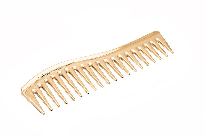 Ibiza Hair Tools gold wave comb