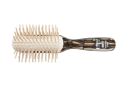 Ibiza Hair Tools MP7 tortoiseshell hairbrush with wooden pins 
