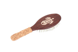 Ibiza Hair OC6 oval flat hair brush with reinforced blonde boar bristles