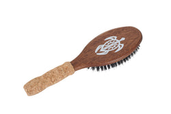 Ibiza Hair Brush OC7 Oval Flat hair brush with long nylon and boar bristles 